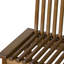 Banc en bois massif à dossier à lattes pliable-1006734937