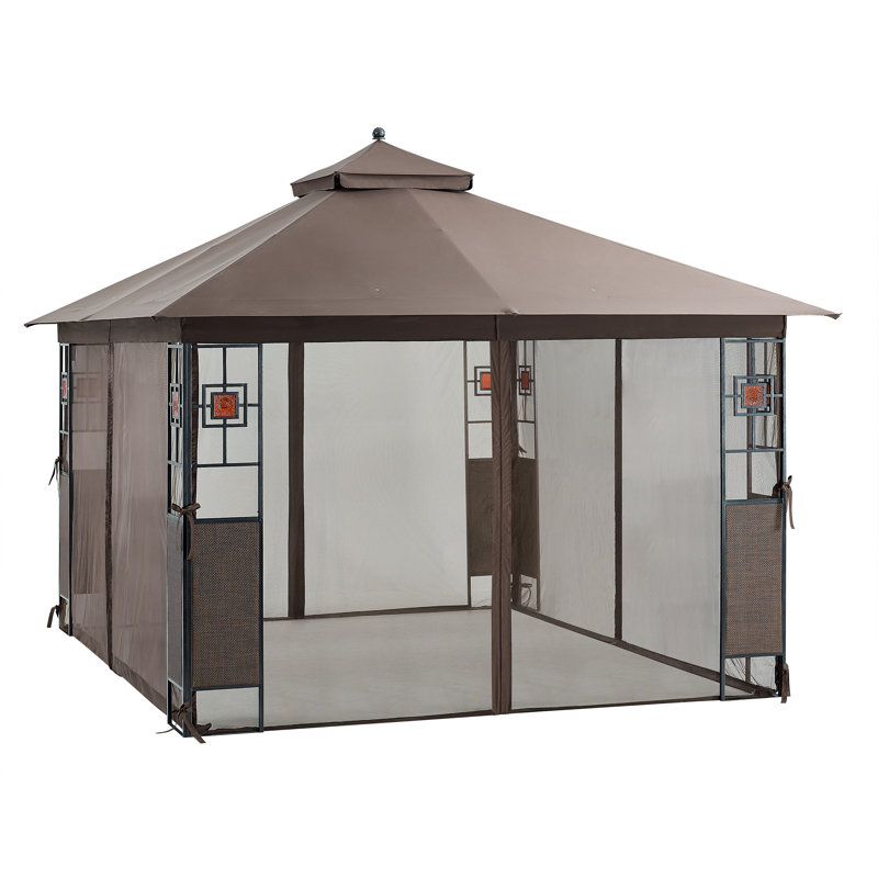 RosaBella 10 ft. x 12 ft. Gazebo with Mosquito Net