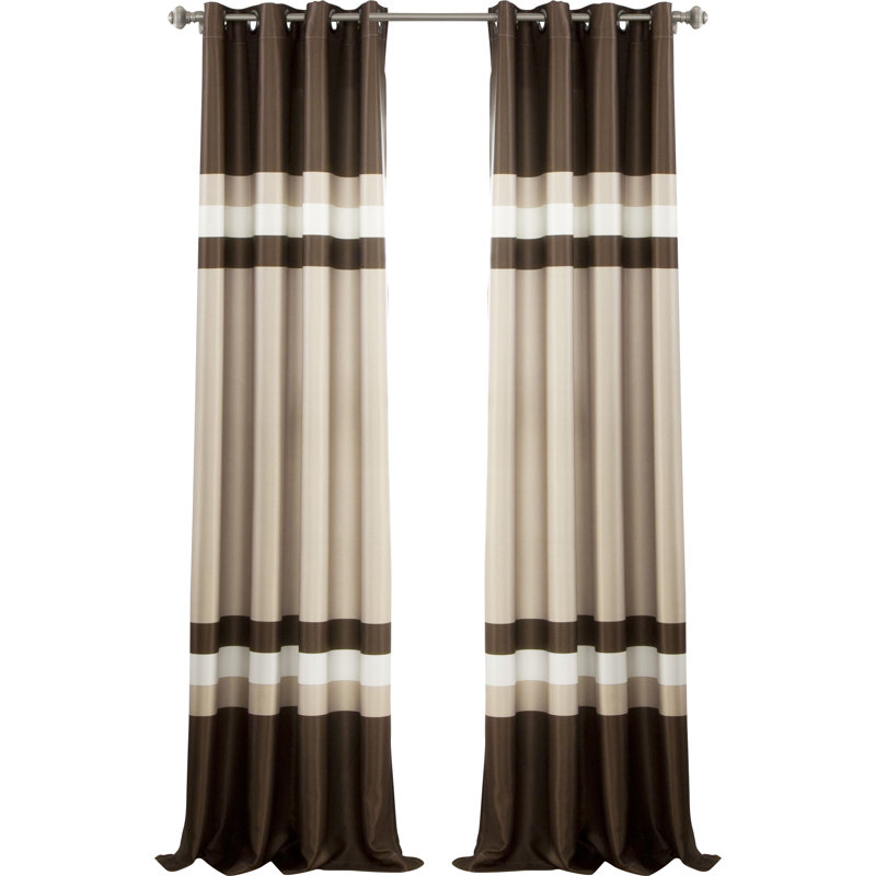 Room Darkening Curtain Pair, Chocolate