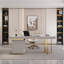 Bureau de luxe en pierre frittée clair-362478815