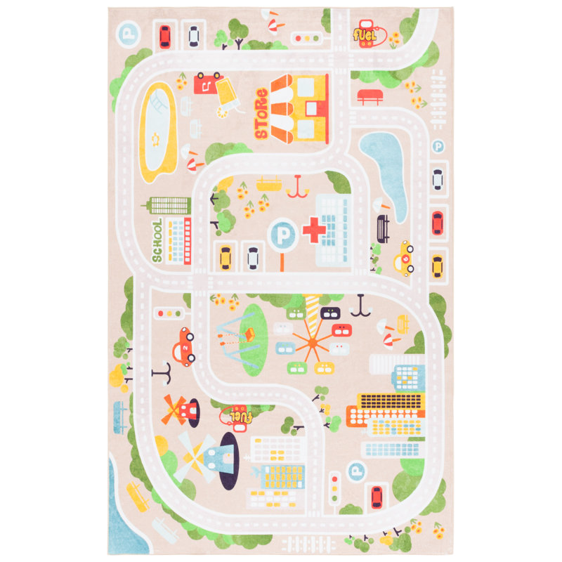 Tapis pour enfant Santa Monica, Rectangle de 5 pi x 8 pi