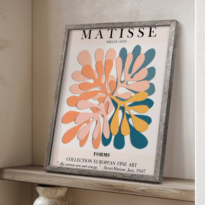 Matisse CXCIV, reproduction d'art encadrée - bois massif