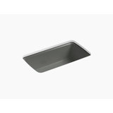 Cape Dory® 33" L x 22" W x 9-5/8" Under-Mount Single-Bowl Kitchen Sink with 5 Oversize Faucet Holes
