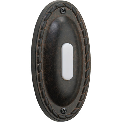 Traditional Oval Push Button