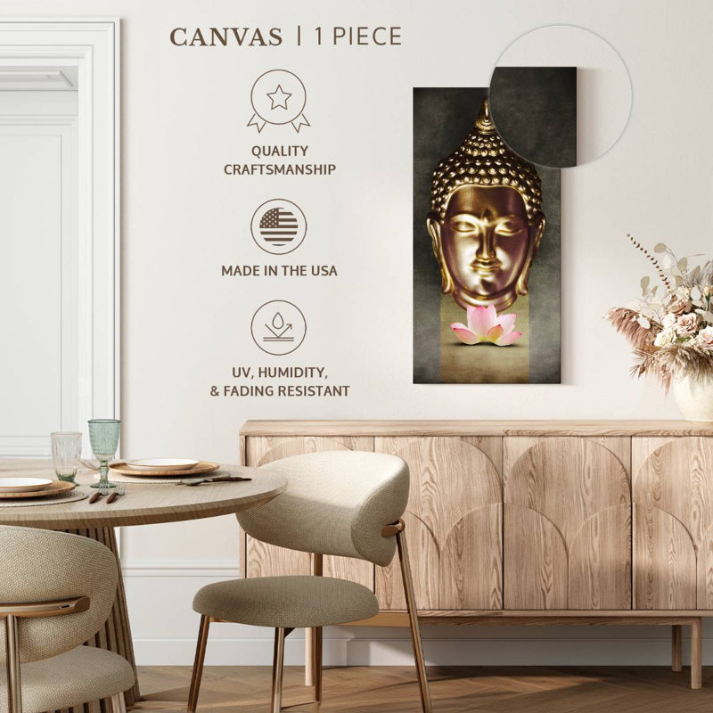 " Lotus Buddha " by NirvanaDesigns, 24" H x 12" W x 1.25" D