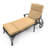 72" x 22" Outdoor Chaise Lounge Cushion with Ties and Loop-315141233