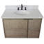 Ensemble de meuble-lavabo mural simple 37 po-27808955