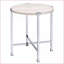 Chêne rustique & amp; Table basse noire avec portes coulissantes en verre - Rangement caché peu encombrant pour le salon