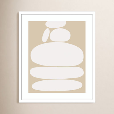 " River Rocks Neutral " by The Creative Bunch Studio