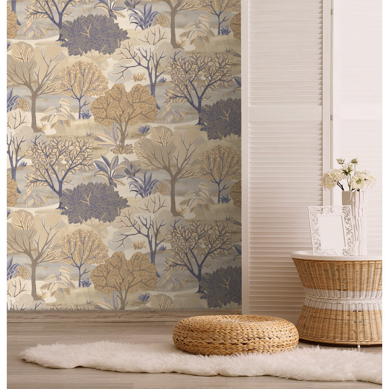 Papier peint beige Allure, Beige