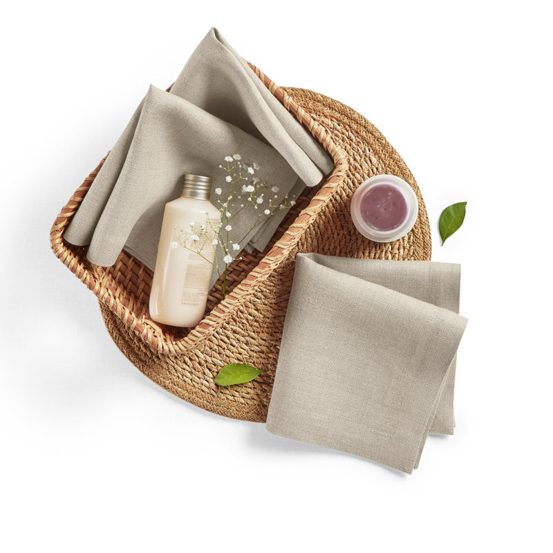 Bath - 100% Pure Linen Wash Cloths