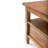 Warm Shaker 48"W Solid Wood Transitional Coffee Table with Storage Drawers and Open Shelf-122026447