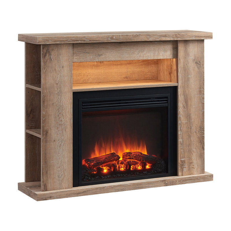 43.31'' W Electric Fireplace with 4500 BTU