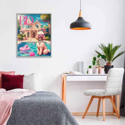 Giclée encadrée par Poodle, par Grotto Studios