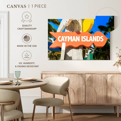 Cayman Islands Wooden Sign