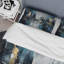 Ensemble de housse de couette en microfibre / polyester doré et bleu Urban Elegance III-815389764
