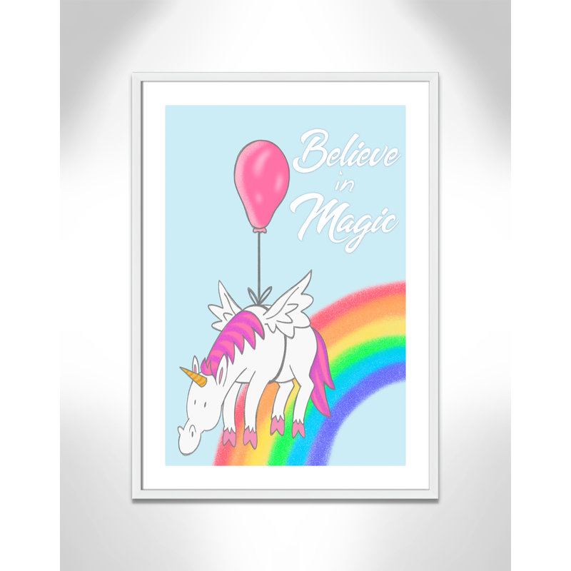 Believe in Magic 1, impression sur papier, 34.5" H x 24.5" W x 1.18" D, Encadré de boîte blanc