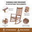Ensemble de chaises berçantes Emjay-1744684476