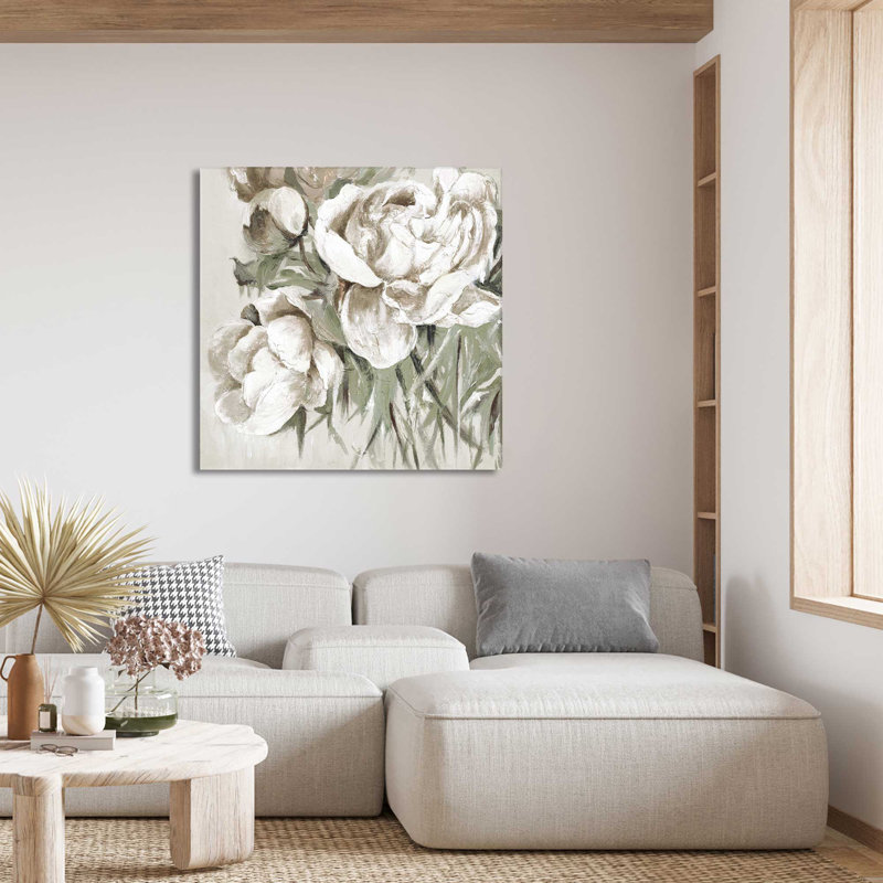 Raisons sentimentales - Peinture, L 18 po x H 18 po, Toile tendue