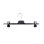 Cintre pour pantalons en plastique avec pinces pour coussin Rebrilliant 6E57F253DAED4994AB3B22B08B39AE12, 15,25 po (paquet de 100)