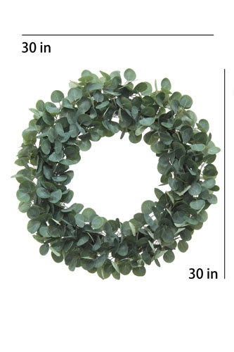 30" Artificial Eucalyptus Wreath
