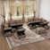 Tomario 10- Piece Upholstered U-Shaped Modular Sectional With Storage