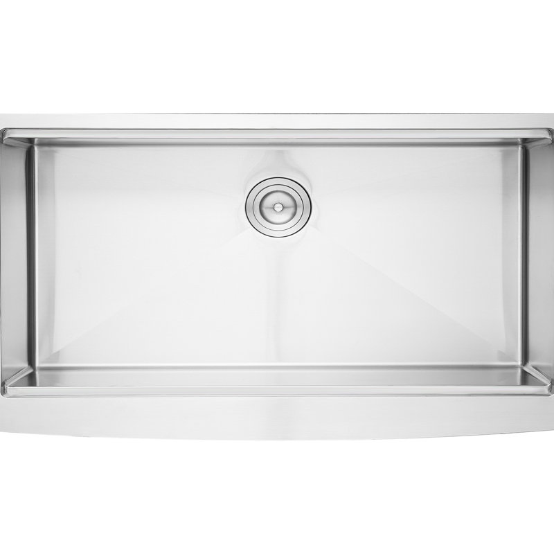 Évier de cuisine de 33 po, bol simple en acier inoxydable 304 avec rebord et conception encastrée, multifonctionnel pour poste de travail pour lave-vaisselle, assure un rebord d'évier de drainage rapide et efficace, est livré avec