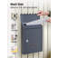 Stallings Steel Wall Mounted Post Box-102573874