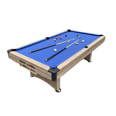 Simba USA 8' Feet Billiard Pool Table Full Accessories Game Bellagio Blue  8ft With Benches