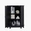 Triangle Corner Storage Cabinet With Adjustable Shelves For Bathroom And Multiple Rooms, Modern Style And Sturdy MDF Construction