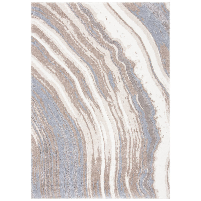 Jonty Shag Performance Abstract Rug, Rectangle 8' x 10'