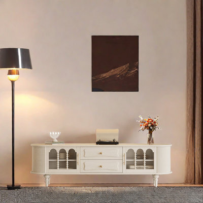 American Solid Wood TV Stand Solid Wood Storage Credenza