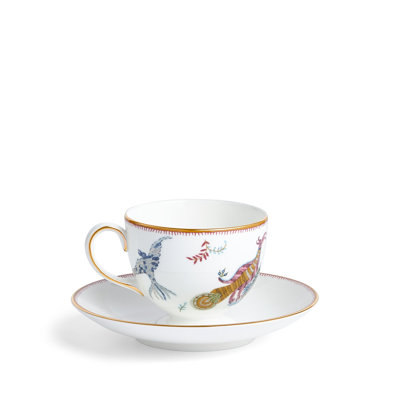 Kit Kemp Mythical Creatures 5.8floz Teacup & Saucer