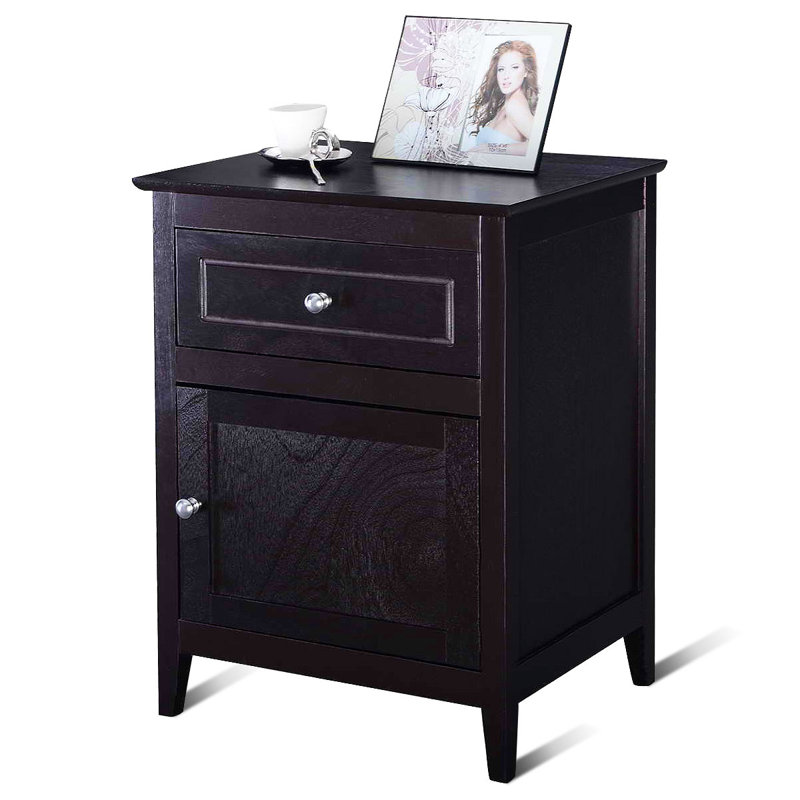 Adcox End Table, Dark Brown