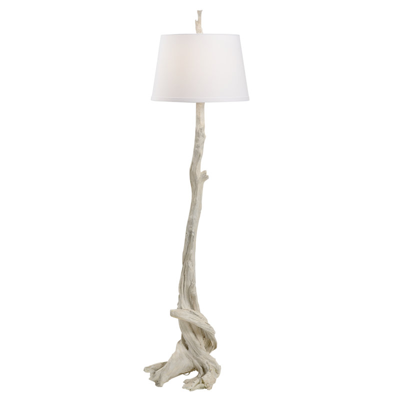 Coastal 70'' Novelty Floor Lamp, Whitewash