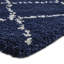 Malec area rug Machine Woven Navy-70523179