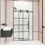 Porte de douche coulissante sans cadre avec verre transparent 3/8 po l 52-56 po x H 74 po Elan