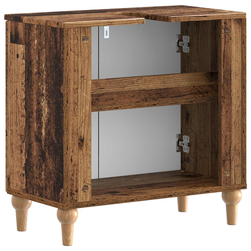 Bathroom Storage, Old Wood