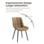 Ensemble de 2 chaises de salle à manger en cuir Seferina-2127224142