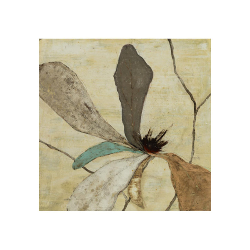 Fleur In Bloom V Print by Sarah Atkinson, 36" H x 36" W, Glass Coat