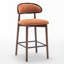 Tabouret de comptoir en bois massif-354948247