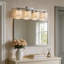 Luminaire de salle de bain 4 lumières avec abat-jour en verre opale-729199155-714120476