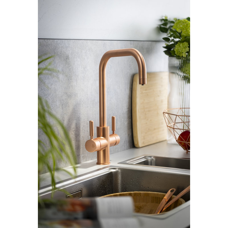 Abode Hemista 4-in-1 Steaming Hot Water Tap, Urban Copper