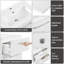 Single Bathroom Vanity with Drop In Ceramic Basin