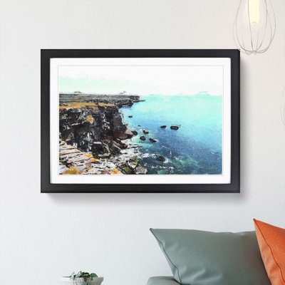 Coastline View - Picture Frame Painting