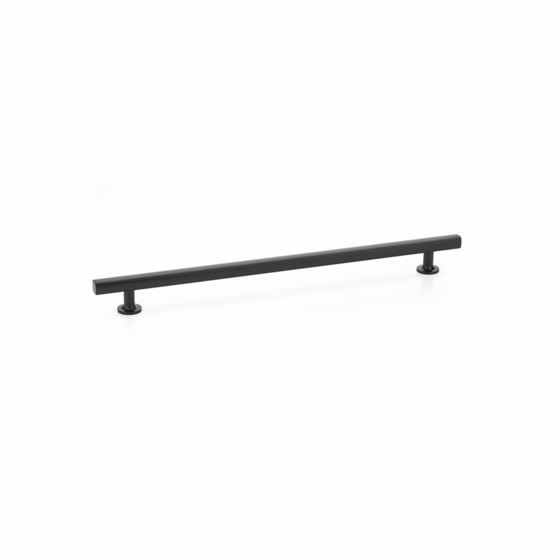 Emtek Freestone Cabinet Pull, Flat Black, 5" Center To Center