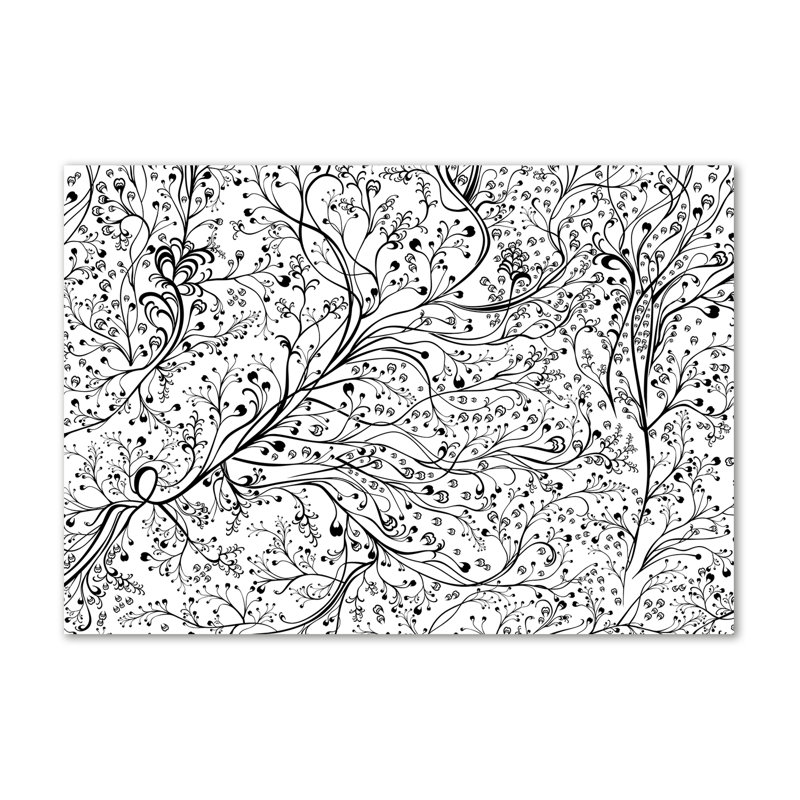 Intertwined Branches - Wrapped Canvas Print