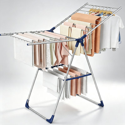 Stainless Steel Foldable Clothesline Pole