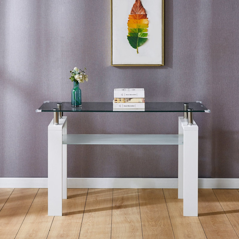 Console Burdell Sta08, Blanc / Blanc