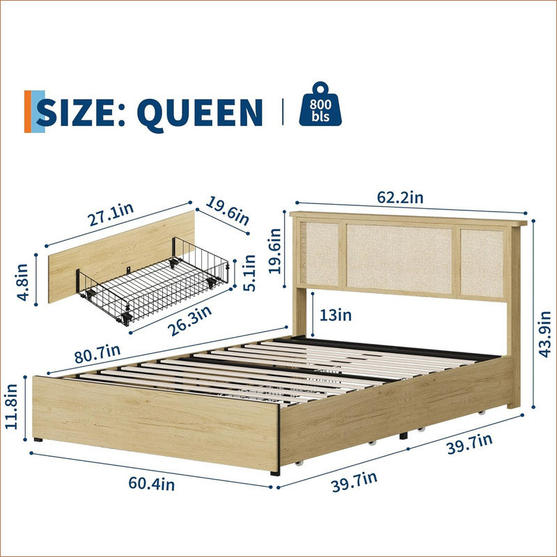 Bed, Queen